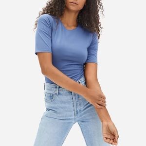 Everlane The Short-Sleeve Crew Neck Bodysuit